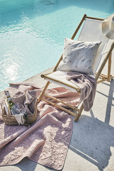 Isabelle throw rose dust 170x130 cm