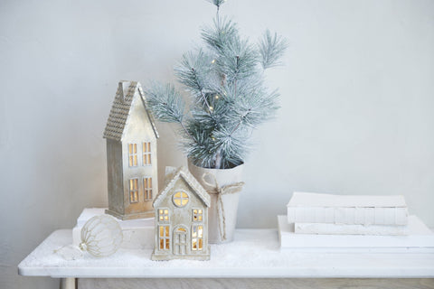 Missia decoration bell H8 cm. light gold