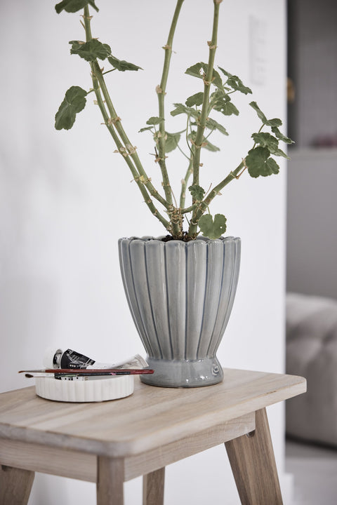 Shenella flower pot Ø12.5 cm. blue