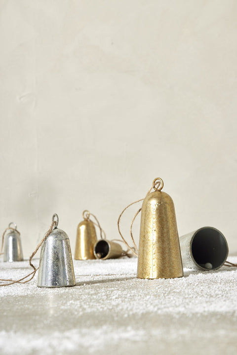 Missia decoration bell H10 cm. light gold