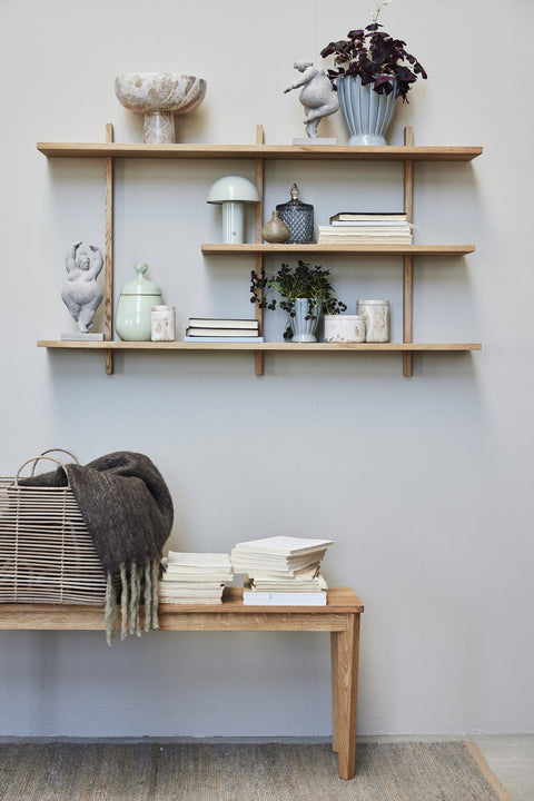 Serafina decoration H23 cm. grey