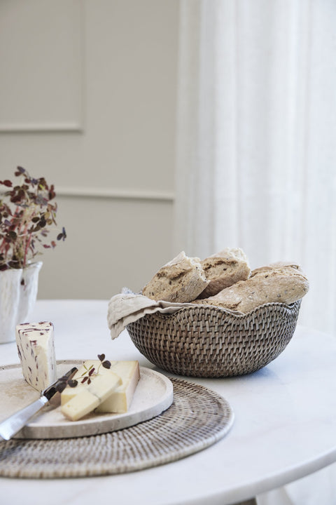 Norah basket nature Ø24 cm