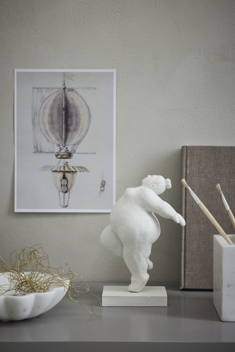 Serafina decoration H23 cm. white