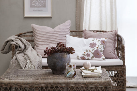 Isabelle throw linen 170x130 cm