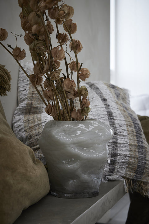 Marinella vase 20X18X19.5 cm, Silver Grey