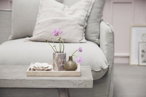 Helene vase brown ceramics H9 cm