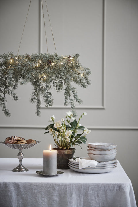 Philine tray Ø22 cm. antique silver