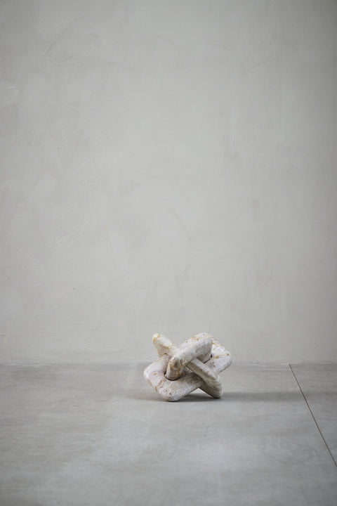 Ellia decoration H15 cm. linen