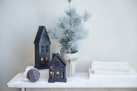 Seholia decoration house H28 cm. black