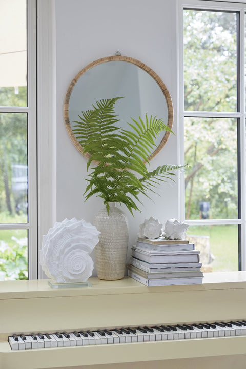 Riselle mirror Ø60 cm. nature