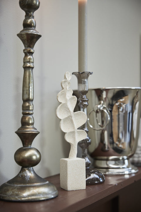 Misella candlestick H49.5 cm. antique silver