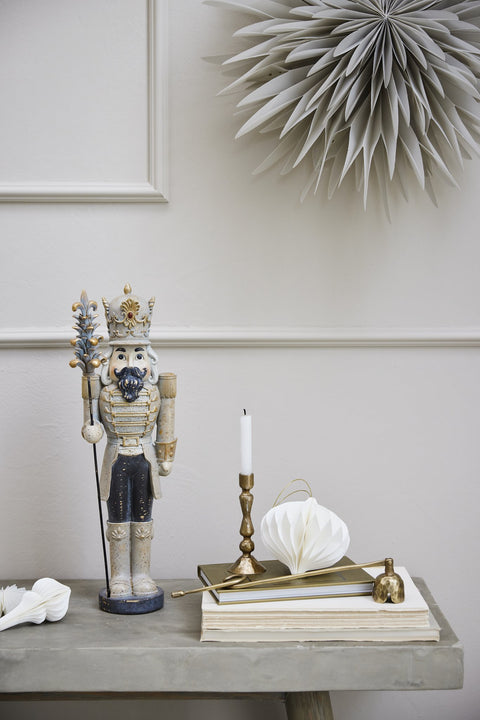 Ingrid candlestick H12 cm. light gold