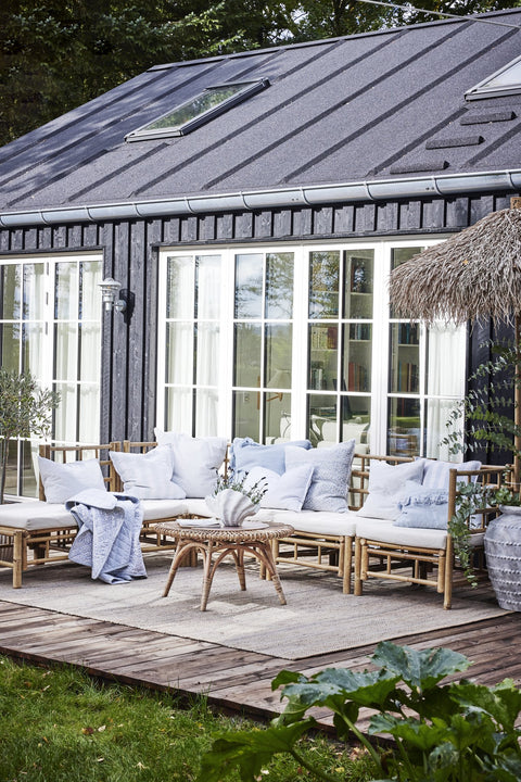 Shella decoration H23 cm. white