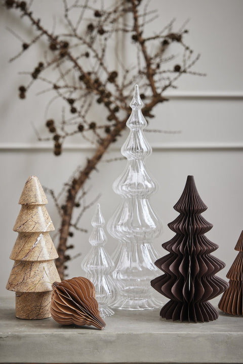 Elina decoration brown, Marble D10 H25