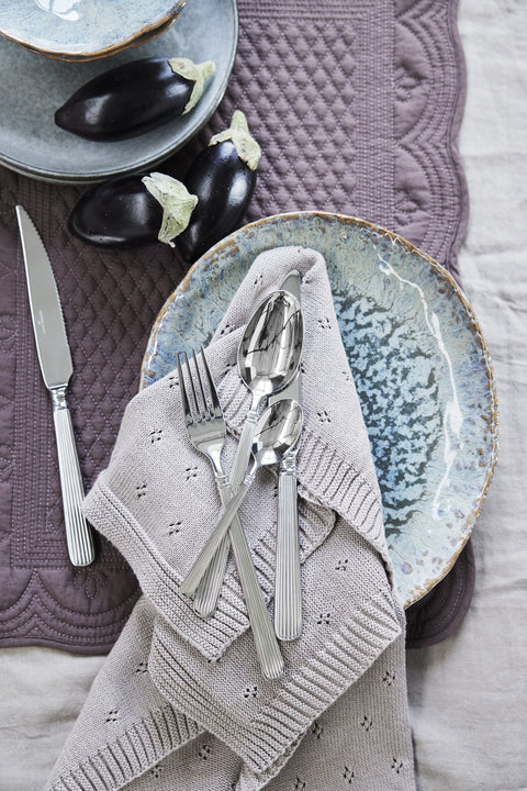 Caia dish cloth set taupe - 2 pcs.