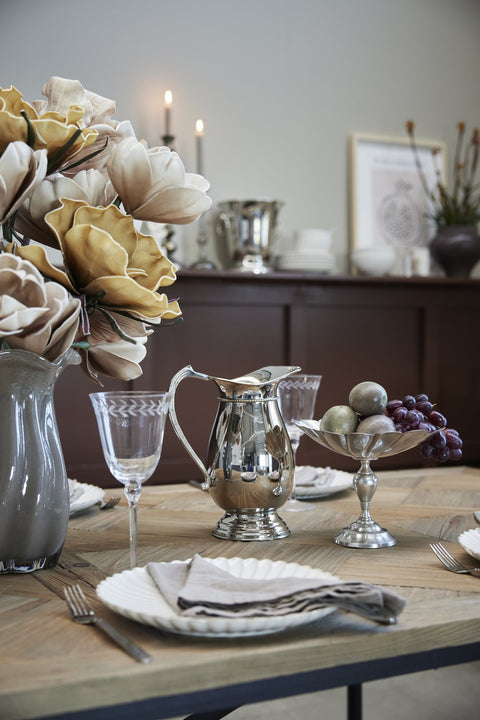 Scarlett vase linen D19 H28