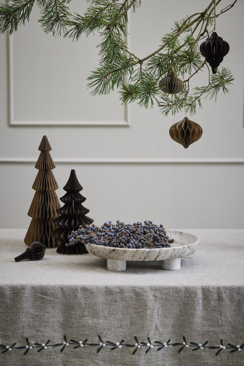 Esille tray Ø32 cm. dark linen