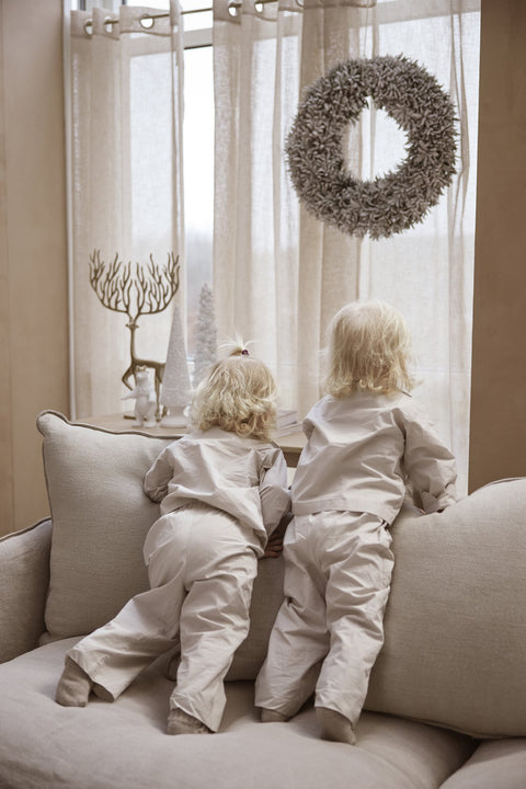 Sebina decoration white/, Polyresin 13X10.2 H20.5