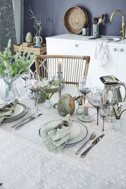 Sigrid napkin ring silver brass H3 cm