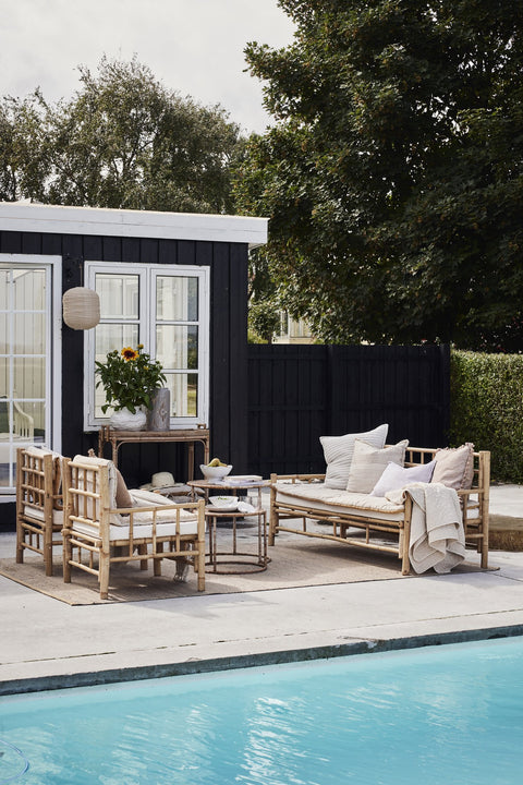 Marlia vase white ceramics H31 cm