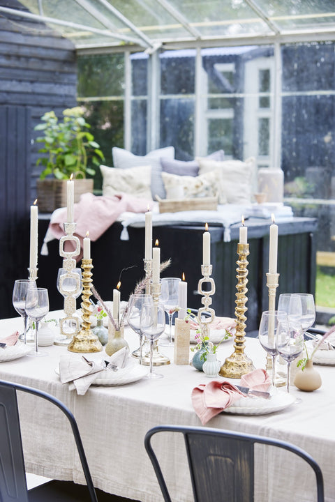 Helene vase brown ceramics H9 cm