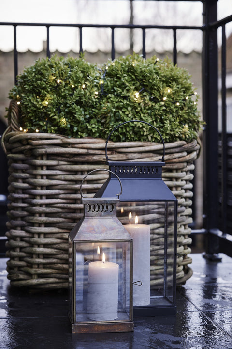 Signe lantern H38.5 cm. black