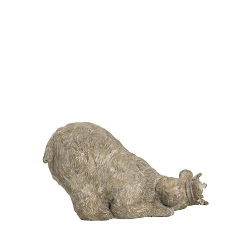 Sebina decoration H11.5 cm. antique light gold