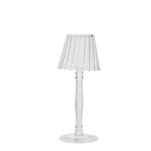 Asteria votive H23 cm. clear