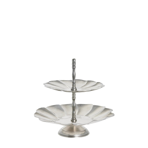 Philine centre piece H23 cm. antique silver