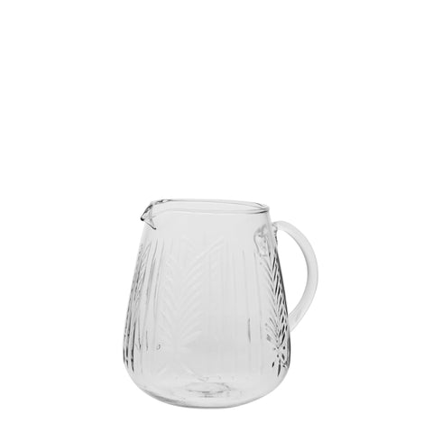 Carla jug H15.5 cm. clear