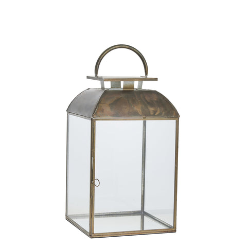 Sigrid lantern H42 cm. antique brass