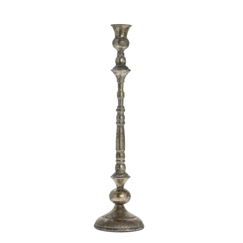 Misella candlestick H49.5 cm. antique silver