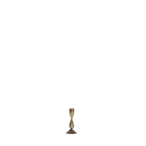 Ingrid candlestick H8.5 cm. light gold
