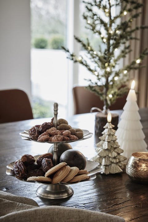 Philine centre piece H23 cm. antique silver