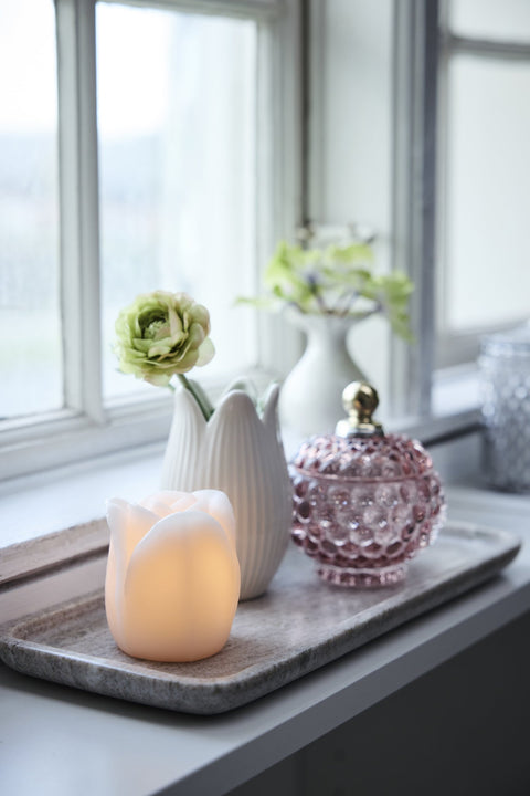 Miya jar H11 cm. misty rose