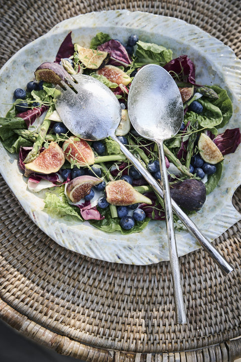 Demilla 2 pcs. salad servers 28 cm silver