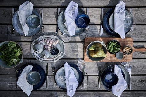 Amera lunch plate 20.5 cm. blue