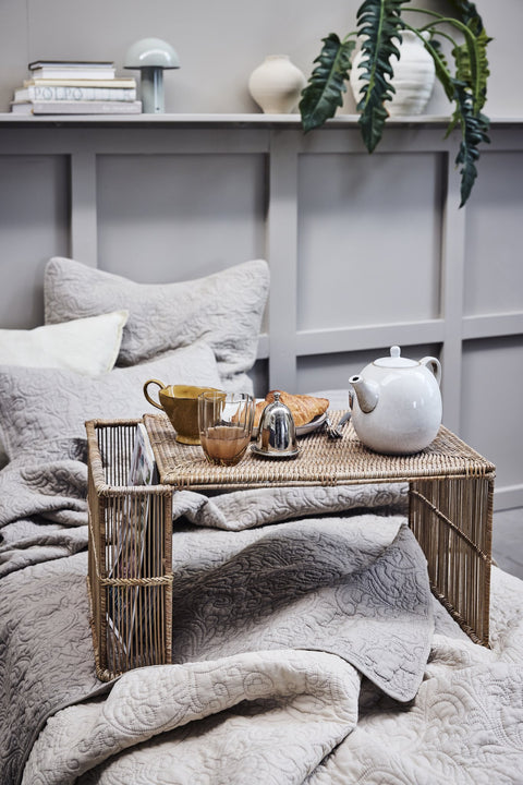 Isabelle bedspread 260x240 cm. grey