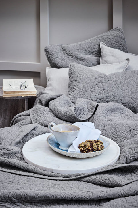 Isabelle bedspread 260x240 cm. grey