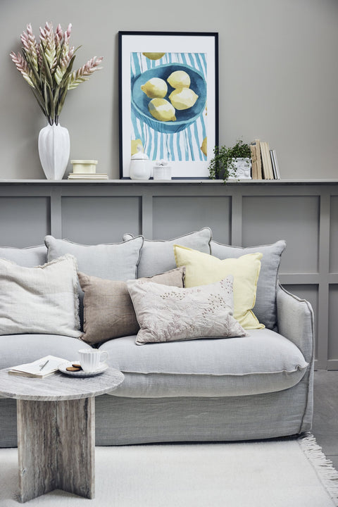 Efina cushion cover 60x40 cm. linen