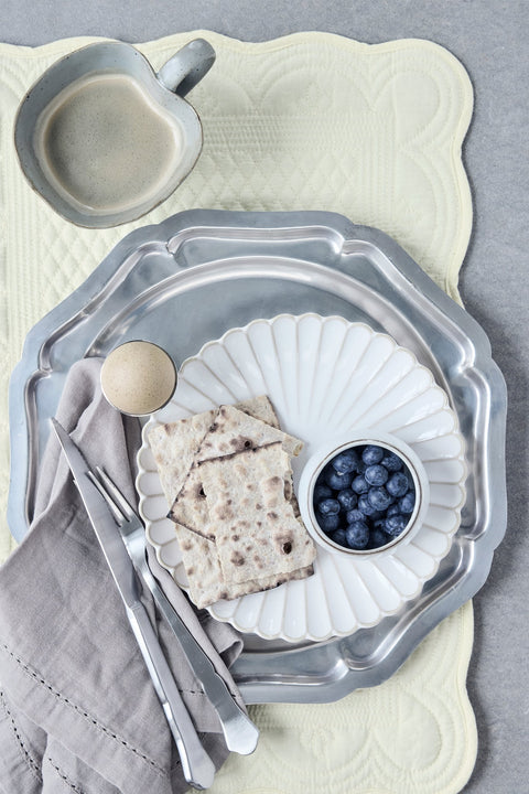 Camille lunch plate Ø20.5cm. off white