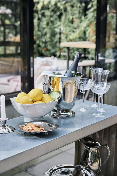 Dauphine champagne saucer clear 33 cl