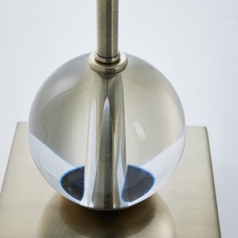 Sillia table lamp 16X16X50 cm, Gold/Clear