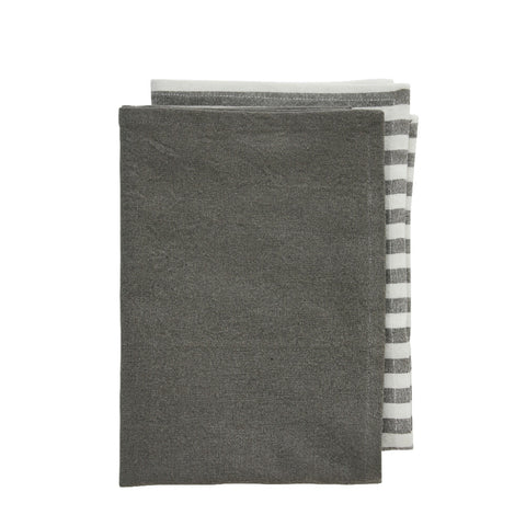 Estrille 2 pcs. tea towel 70x50 cm. grey