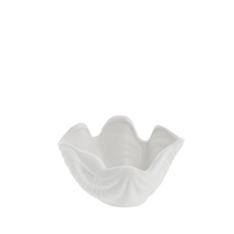 Sheline seashell bowl 17x13 cm. white