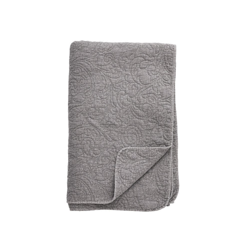 Isabelle bedspread 260x240 cm. grey