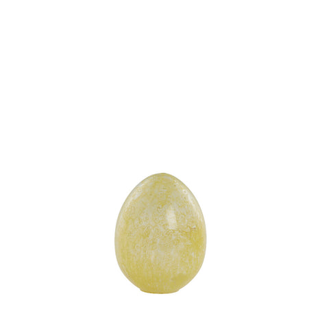 Murina Mouth Blown Glass Egg H15 cm. mellow