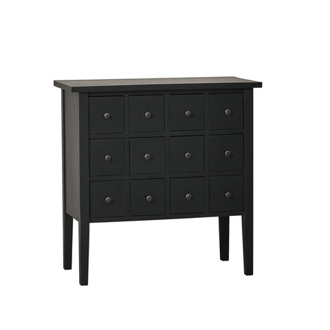 Ellen chest of drawers 85x84 cm. black