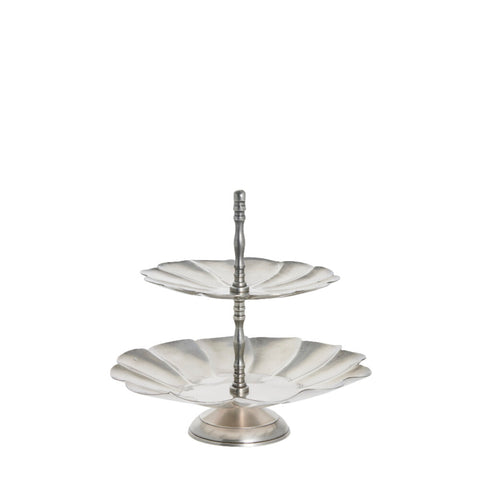 Philine centre piece H23 cm. antique silver
