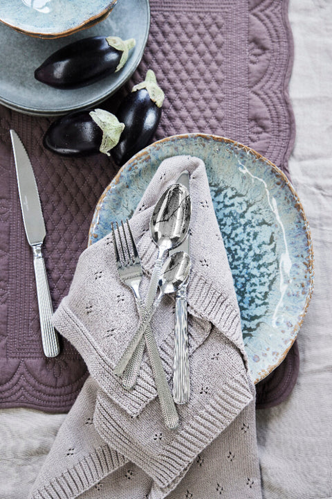 Caia dish cloth set taupe - 2 pcs.